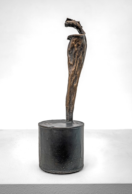 Chris Collins (b. 1980) Carnivorous Can, 2022-2023     bronze 8 1/4 x 3 x 2 1/2 inches;  21 x 7.6 x 6.3 centimeters LSFA# 15486