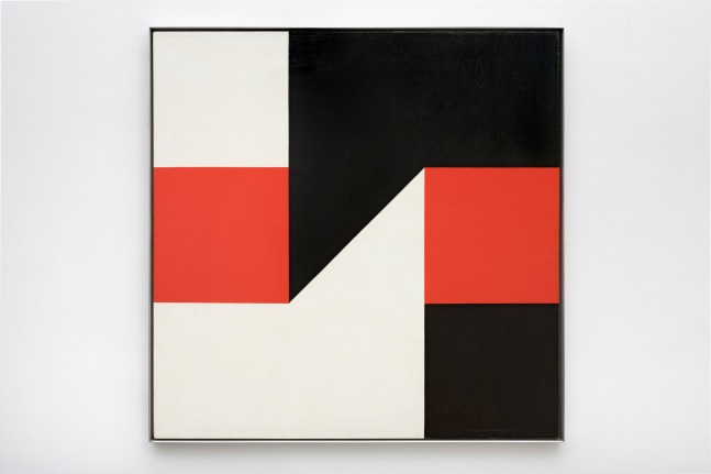 Alter Mate, 1977, oil on linen 38 x 38 inches;  96.5 x 96.5 centimeters LSFA# 13794