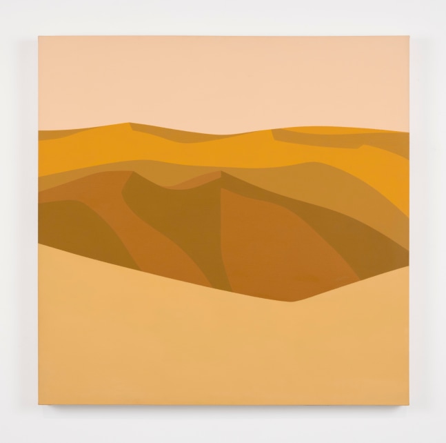 Helen Lundeberg (1908-1999)
Desert Hills, 1967
acrylic on canvas
40 x 40 inches; 101.6 x 101.6 centimeters
LSFA# 1228&amp;nbsp;