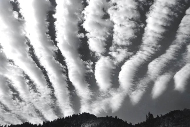 Clouds over Yosemite, 1974 &amp;nbsp; &amp;nbsp;

silver gelatin print, edition 12/49

Print: 20 x 24 inches

Matted: 29 x 36 inches