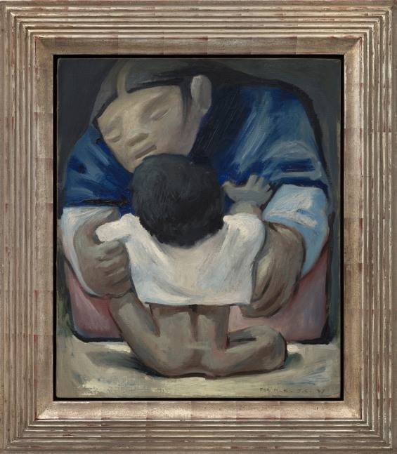 Jean Charlot (1898-1979)

Madre y Ni&amp;ntilde;o, 1937&amp;nbsp;

oil on canvas

24 x 20 inches;&amp;nbsp; 61 x 50.8 centimeters

LSFA# 01602