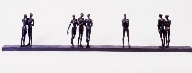Counting My Blessings, 2002

bronze with black patina

28 x 68 x 10 inches; 71.1 x 172.7 x 25.4 centimeters