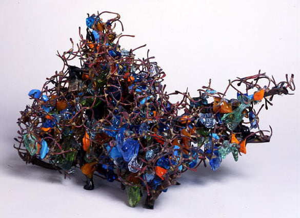 Claire Falkenstein

Pulsation, 1975

Fused Venetian Glass

12 x 23 x 12 in;&amp;nbsp;30.5 x 58.4 x 30.5 cm&amp;nbsp;