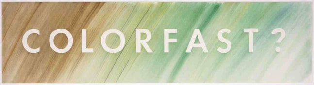 Edward Ruscha

Colorfast, 1975

dried pigment on paper

7 &amp;frac12; x 28 &amp;frac34; inches; 19.1 x 73 cm