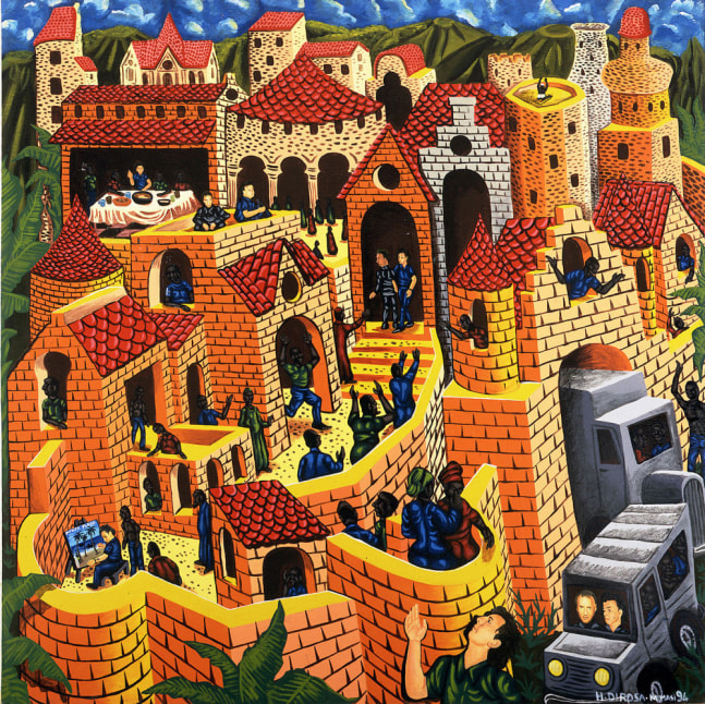 La Ville Offerte (The Gift City), 1994

oil on panel

48 x 48 inches; 122 x 122 centimeters