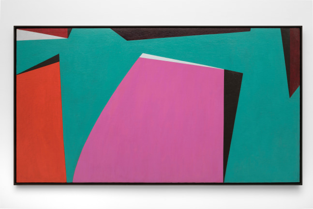 Space Forms, 1953 oil on canvas 40 x 74 inches; 101.6 x 188 centimeters LSFA #67