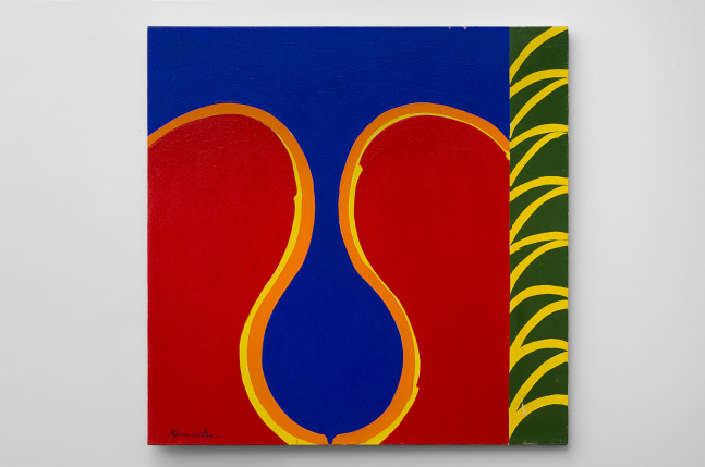 Matsumi Kanemitsu (1922-1992) Untitled (A), 1956 acrylic on canvas 28 x 28 inches; 71.1 x 71.1 centimeters LSFA# 13754