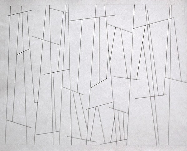 Cityscape, 1956

India ink on paper

10 3/4 x 13 1/2 inches