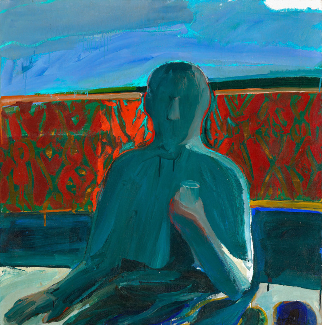 Untitled (Man in the Room Series), 1962     oil on canvas 40 x 40 inches;  101.6 x 101.6 centimeters LSFA# 12001