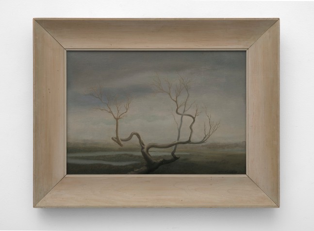 Helen Lundeberg (1908-1999)
Tree on the Marsh, 1948&amp;nbsp;&amp;nbsp;&amp;nbsp;&amp;nbsp;
oil on canvas
14 x 20 inches;&amp;nbsp;&amp;nbsp;35.6 x 50.8 centimeters
LSFA# 02602