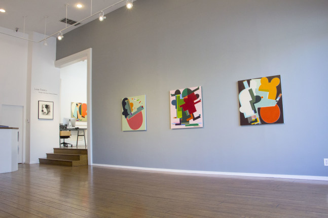 Laurie Fendrich, Modern Times Recent Paintings &amp; Drawings Installation 1