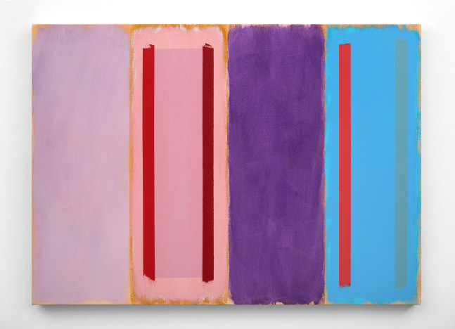 Doug Ohlson (1936-2010) Lavender/ Pink, 1999     acrylic on canvas 36 x 50 inches;  91.4 x 127 centimeters LSFA# 13267