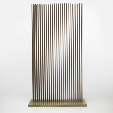 Harry Bertoia (1915-1978)
Untitled (Sonambient), 1972&amp;nbsp;&amp;nbsp;&amp;nbsp;&amp;nbsp;
beryllium copper with brass
24 1/2 x 14 x 4 3/4 inches;&amp;nbsp;&amp;nbsp;62.2 x 35.6 x 12.1 centimeters
LSFA# 10715&amp;nbsp;