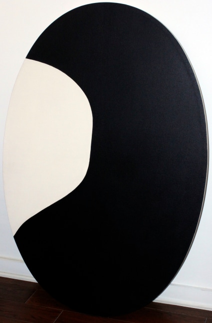 Correspondence- White, Black, 1966     oil on canvas 52 x 35 inches;  132.1 x 88.9 centimeters LSFA# 13187