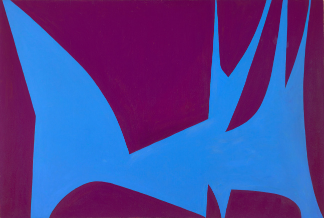 Magical Space Forms, 1951 oil on canvas 50 x 74 inches; 127 x 188 centimeters LSFA #01603