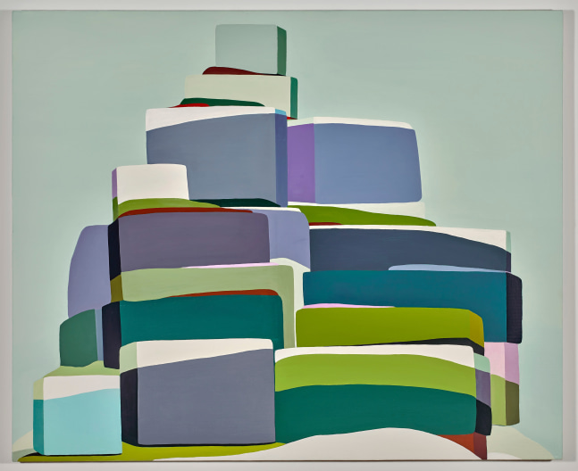 Mound #17, 2012-14  oil on canvas 42 x 52 inches; 106.7 x 132.1 centimeters