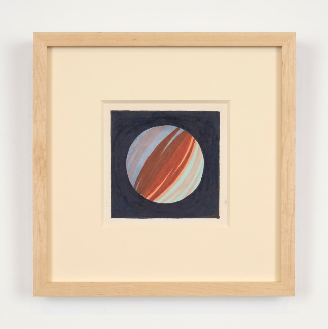 Helen Lundeberg (1908-1999)
Study for Planet Series, c. 1971&amp;nbsp;
marker on card
5 x 5 inches;&amp;nbsp;&amp;nbsp;12.7 x 12.7 centimeters
LSFA# 16091&amp;nbsp;