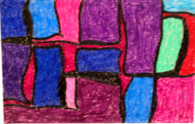 Planes (purple, red, blue), 1961

Oil and pastel on paper

6 x 9 inches