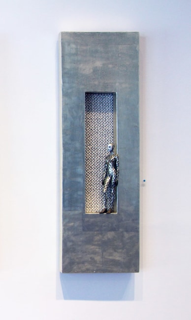 The Applause, 2015     bronze, wood and mixed media 36 x 12 x 6 inches;  91.4 x 30.5 x 15.2 centimeters LSFA# 13388