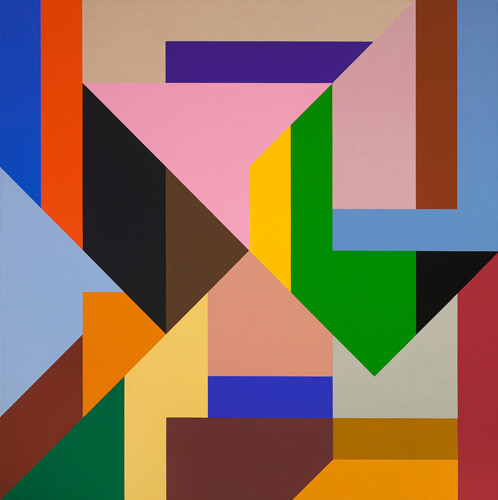 #3, 1989     oil on canvas 60 x 60 inches;  152.4 x 152.4 centimeters LSFA# 12326