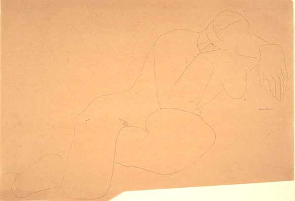 Louise Nevelson

Untitled (Nude Study), c. 1930
India ink on paper
