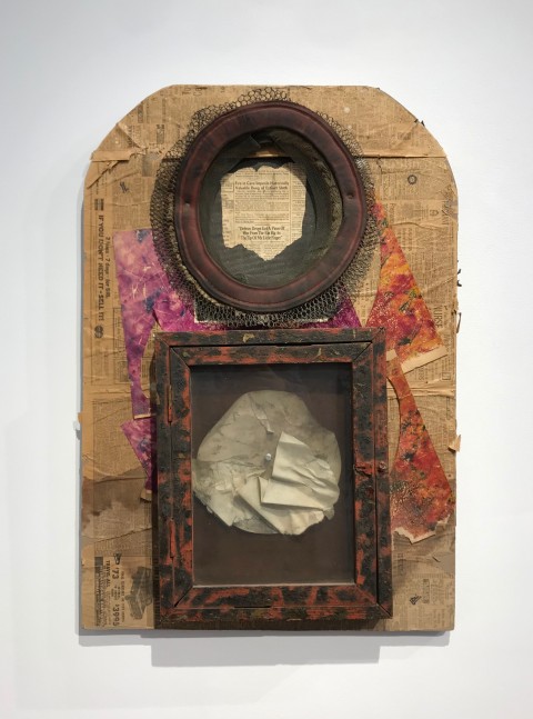 Untitled (Valuable Dung), 1988 mixed media assemblage 33 x 22 x 4 inches; 83.8 x 55.9 x 10.2 centimeters LSFA# 12406