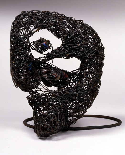 Michel Tapi&amp;eacute;--Portrait, circa&amp;nbsp;1959

Glass fused with bronze and gold

14 x 12 x 10 inches&amp;nbsp;