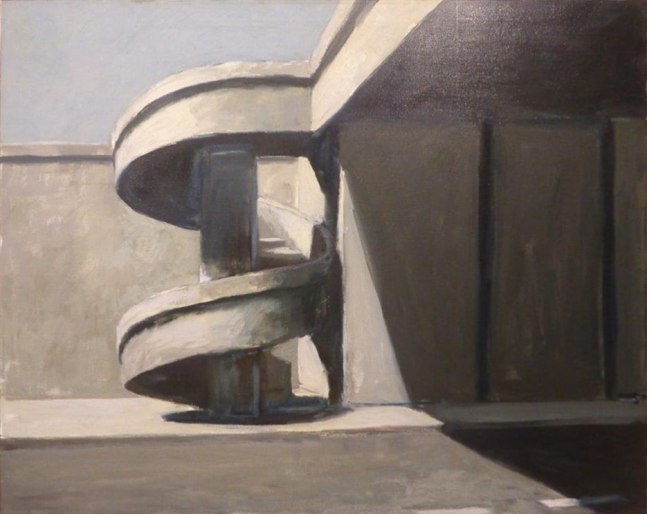 Roger Kuntz (1926-1975) Pedestrian Spiral, 1965 oil on canvas 40 x 50 1/2 inches; 101.6 x 128.3 centimeters ​LSFA# 13437