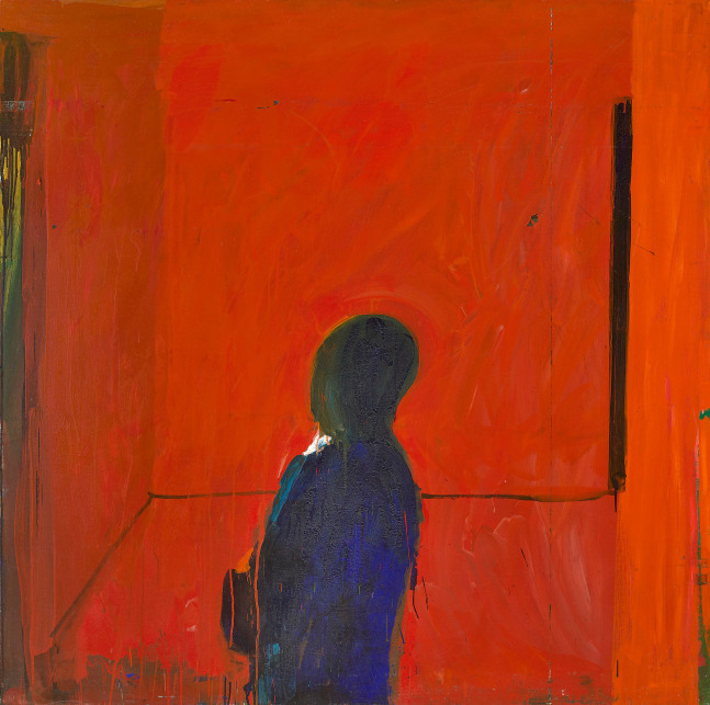 Untitled (Man in the Room Series), 1967     oil on canvas 60 x 60 inches;  152.4 x 152.4 centimeters LSFA# 12003