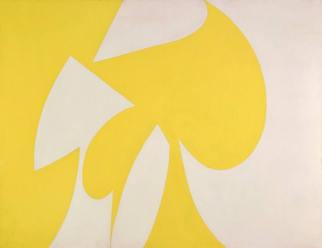 Magical Space Forms, 1952  oil on canvas 50 x 64 inches; 127 x 162.7 centimeters LSFA #00094