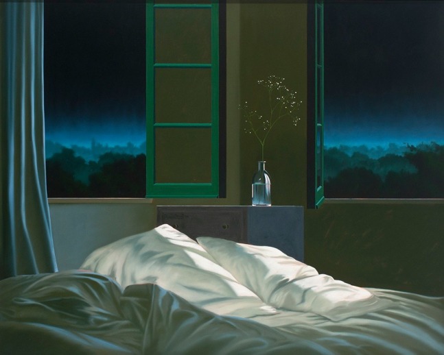 Untitled (Unmade Bed), 2011     oil on canvas 48 x 72 inches;  122 x 183 centimeters LSFA# 12363