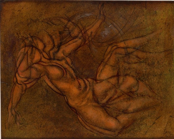 Leda (Study in Kinetics), 1919

oil on board

16 x 20 inches; 40.6 x 50.8 cm