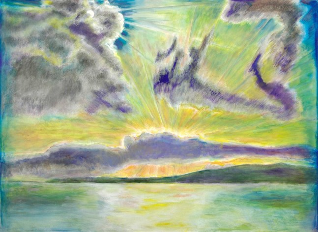 Cloud and Suns, 1982, oil on canvas 48 x 66 inches;  121.9 x 167.6 centimeters LSFA# 10631