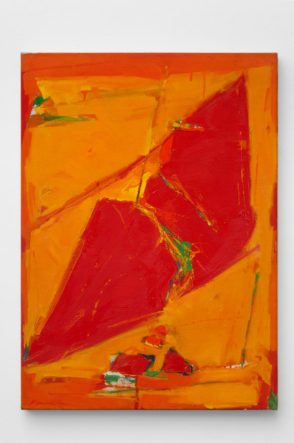 Matsumi Kanemitsu (1922-1992) Untitled (Red), 1960 acrylic on canvas 28 x 20 inches; 71.1 x 50.8 centimeters LSFA# 13762