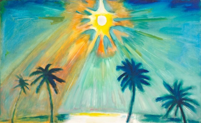 Hovering Sun, 1984, oil on canvas 30 x 48 inches;  76.2 x 121.9 centimeters LSFA# 10636
