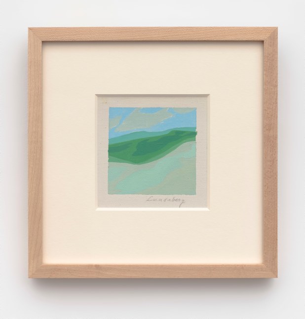 Helen Lundeberg (1908-1999)
Study for Cloud Shadows, c. 1966&amp;nbsp;
oil on canvas
6 3/4 x 6 3/8 inches;&amp;nbsp;&amp;nbsp;17.1 x 16.2 centimeters
LSFA# 13279&amp;nbsp;