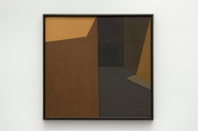 Helen Lundeberg (1908-1999) Dark Corridor, 1959 oil on canvas 20 x 21 inches; 50.8 x 53.3 centimeters ​LSFA# 10487