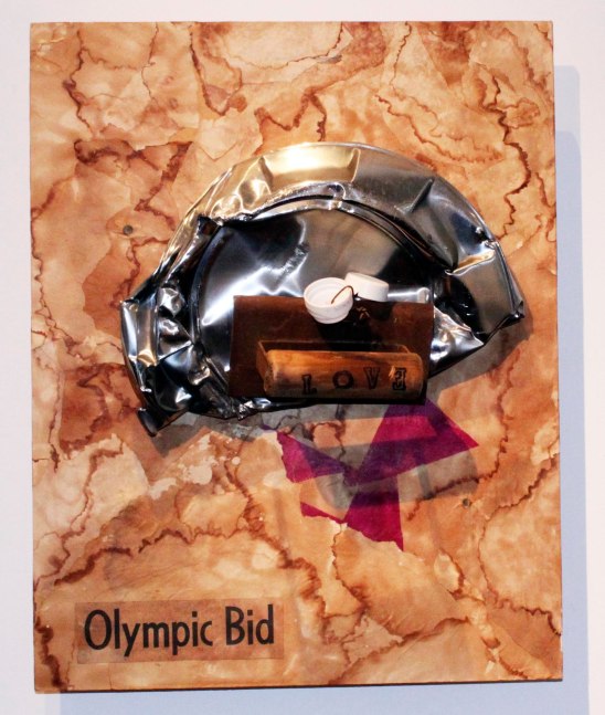 Olympic Bid, 2002     mixed media 20 x 16 x 6 1/2 inches;  50.8 x 40.6 x 16.5 centimeters LSFA# 13145