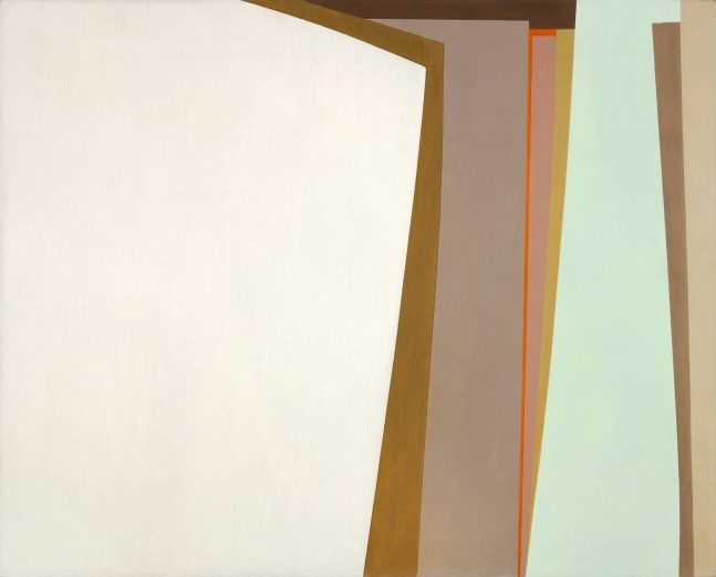 Helen Lundeberg (1908-1999)

Landscape: White and Orange, 1962

oil on canvas

24 x 30 inches; 61 x 76.2 cm