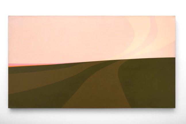 Landscape, 1968, acrylic on canvas 30 x 54 inches;  76.2 x 137.2 centimeters LSFA# 01073