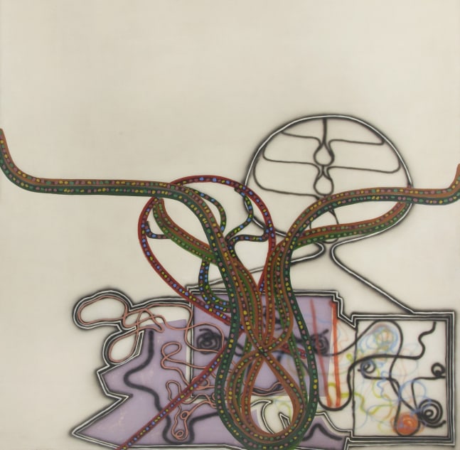 Bernard Cohen (b. 1933) Anarynth, 1964 oil and tempera on canvas 60 x 60 inches; 152.4 x 152.4 centimeters LSFA# 14063
