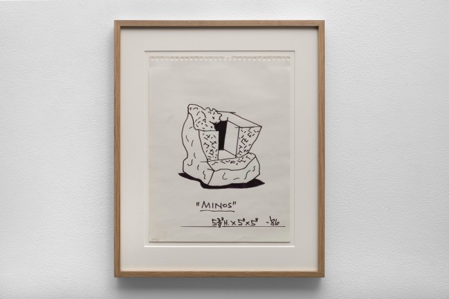 Minos, 1986 ink on paper 12 x 9 inches; 30.5 x 22.9 centimeters LSFA# 15000