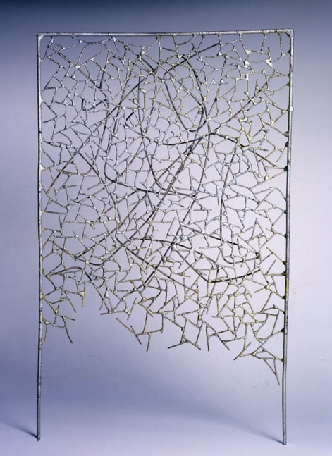 Claire Falkenstein

Never Ending Screen, 1965

copper with gold and silver paint

21 x 13.25 x 2 in; 53.3 x 33.7 x 5.1 cm&amp;nbsp;&amp;nbsp;&amp;nbsp;&amp;nbsp;&amp;nbsp;&amp;nbsp;