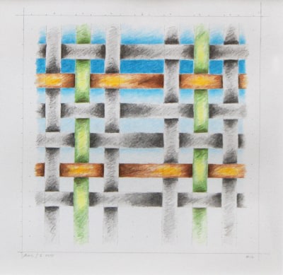 #12 (Study for Weaving #7), June 2010

pencil and colored pencil

14 x 11 inches;&amp;nbsp;35.6 x 27.9 centimeters

LSFA# 11743