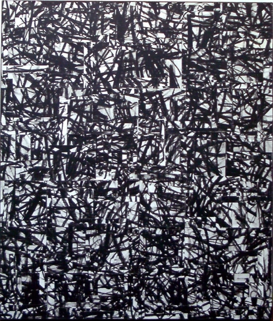 Judith Foosaner

In the Mode #2, 2000

charcoal on paper on stretched canvas

42 x 36 inches