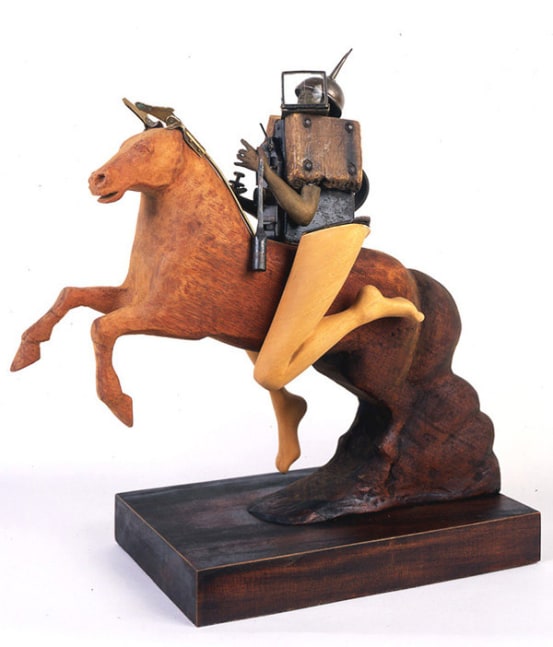 Rider, 2002

wood, bronze and found objects

19 x 19 x 18 inches; 48.3 x 48.3 x 45.7 centimeters