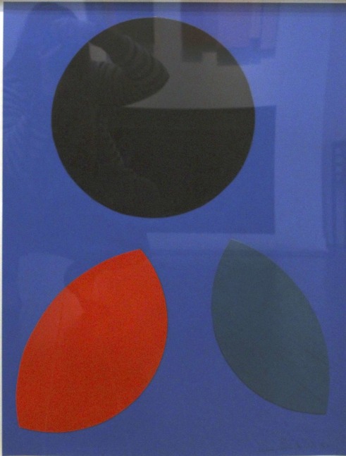 Untitled, 1963     paint and canvas collage on paper 24 x 18 inches;  61 x 45.7 centimeters LSFA# 13180