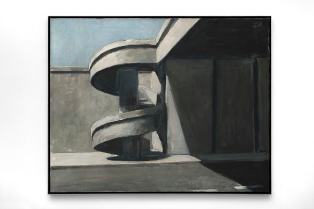 Pedestrian Spiral, 1965, oil on canvas 40 x 50 1/2 inches;  101.6 x 128.3 centimeters LSFA# 13437