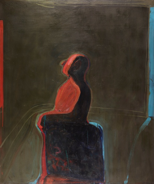 Untitled (Man in the Room Series), 1964, oil on canvas 72 x 60 inches;  182.9 x 152.4 centimeters LSFA# 14788