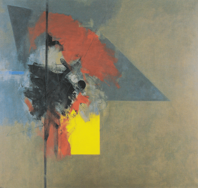 Jaune, 1989-91

oil on canvas

52 3/8 x 55 1/2 inches; 133 x 141 centimeters